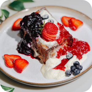 Brioche Berry Stack - french Toast